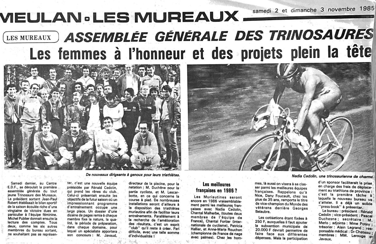 Trinosaure Club Triathlon Les Mureaux