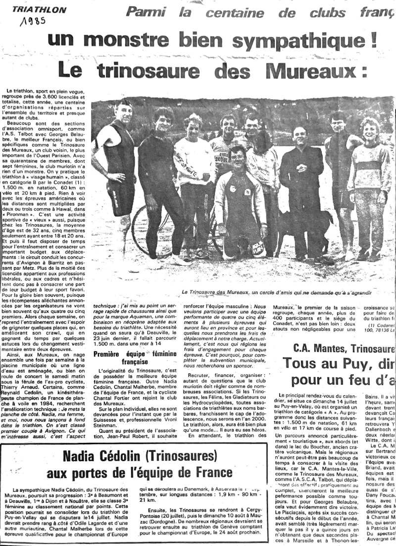 Trinosaure Club Triathlon Les Mureaux